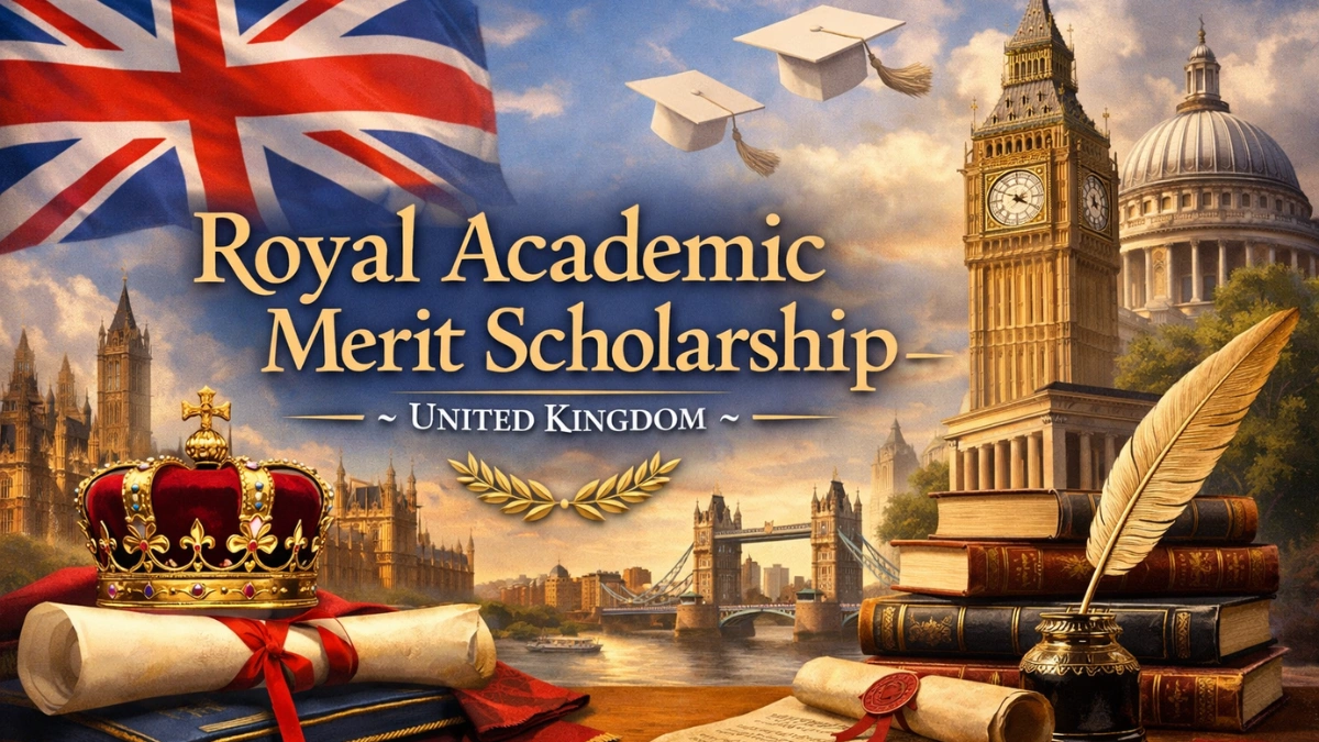 Royal Academic Merit Scholarship in the United Kingdom for outstanding academic achievers