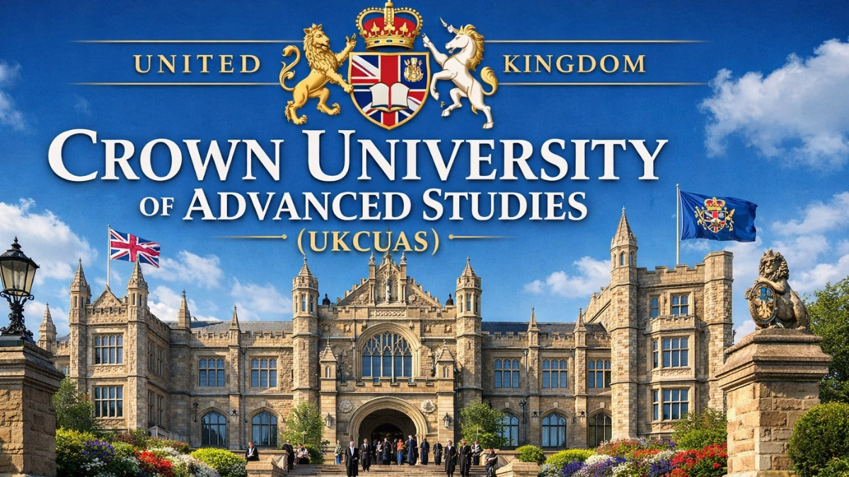 United Kingdom Crown University campus and facilities for advanced studies